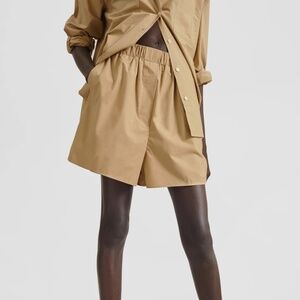 FRANKIE SHOP LUI ORGANIC COTTON BOXER SHORT - SAHARA Size M